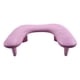 thumbnail image 1 of Soporte para reposabrazos de uñas en forma de U, cómodo reposamanos para uñas desmontable, reposamanos para uñas rosa, 1 of 8
