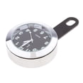 thumbnail image 3 of Impermeable Motocicleta Termómetro Manillar Montaje Dial Reloj reloj de esfera luminosa, 3 of 5