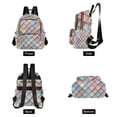 thumbnail image 4 of FORMRS Mini Backpack Purse for Women Quilted Travel Daypack Casual Shoulder Bag, Red Art Pattern, 4 of 7