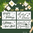 thumbnail image 1 of Christmas Series Painting Template Hollow DIY Album Lace Ruler, 1 of 6