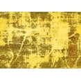 thumbnail image 1 of Ahgly Company Machine Washable Indoor Rectangle Abstract Yellow Modern Area Rugs, 3' x 5', 1 of 4