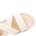 thumbnail image 3 of Women's Platform Wedge Heel Sandals - Comfortable Insole Lightweight Rubber Sole, Open-Toe Adjustable Elastic Strap Summer Casual Sandals, 3 of 7