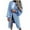 Blue, variant on Odeerbi Winter Chunky Knit Cardigan Sweaters For Women Plus Size Solid Color Loose Sweater 2025 Fashion Comfortable Long Sleeve Large Sweater Coat Gray