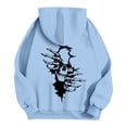 thumbnail image 1 of MHFRRA Sudaderas con Capucha para Hombre para Actividades Al Aire Libre Sudaderas Cómodas con Estampado Gráfico, Ideales para Uso Informal En Verano y Otoño Azul, 1 of 2