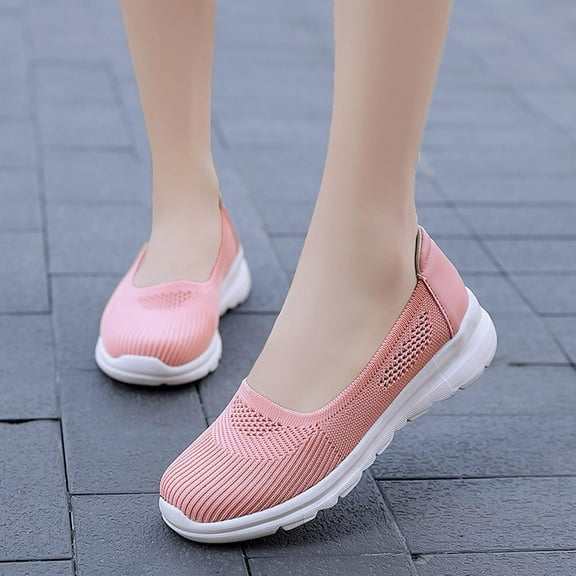 Babysbule Shoes Women, Women Mesh Solid Non-Slip Pumps Shoe Sneakers Casual Shoes Student Running Shoes