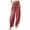 Red, variant on Utoimkio Women's Casual Loose Baggy Harem Pants High Waisted Straight Leg Lounge Pants for Women with Pockets
