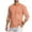 Orange-1, variant on Long Sleeve Shirts for Men, Men's Casual Cotton Spandex Striped Crewneck Long-Sleeve T-Shirt Basic Pullover Stripe tee Shirt