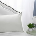 thumbnail image 4 of PiccoCasa 300 Thread Count Egyptian Cotton Pillowcases Pack of 2, Silver Gray, 4 of 8
