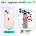 thumbnail image 2 of Glaciersei Case for for Iphone 13 Wallet Case, Pu Leather Folio Case, 2 of 4
