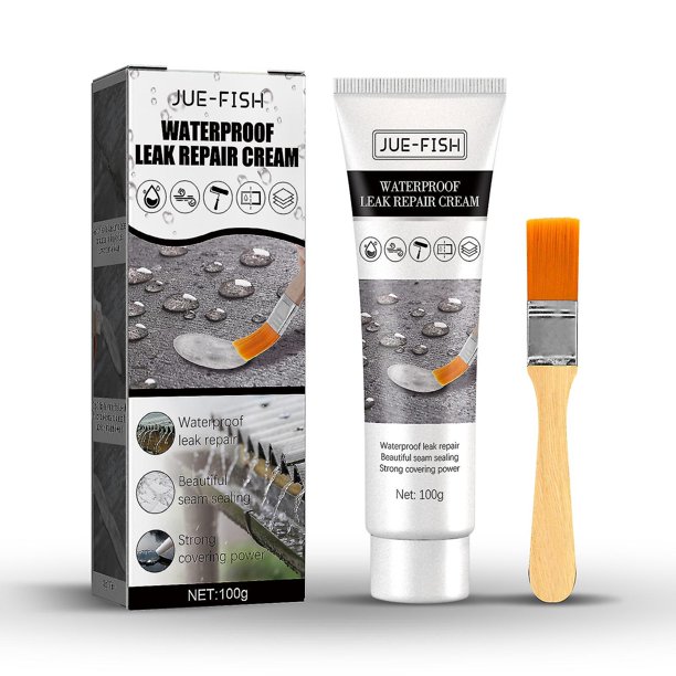 Pasta de reparación de fugas impermeable, agente impermeabilizante para huecos de pared y techo de baño