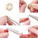 thumbnail image 4 of 1 caja de 930 piezas con kit de fornituras para joyería, que incluye anillas de latón, cierres de mosquetón y ganchos para pendientes. 6 colores., 4 of 8
