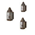thumbnail image 4 of 3 Light Large Outdoor Wall Lantern in Traditional Style 8 inches Wide By 21 inches High-Greystone Finish-Incandescent Lamping Type Bailey Street Home, 4 of 8