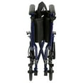 thumbnail image 2 of Drive Medical Lightweight Blue Transport Wheelchair, 2 of 6