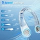 thumbnail image 3 of Ventilador de cuello EYERZ portátil con soporte para el cuello, 5 velocidades, recargable, 3 of 7
