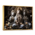 thumbnail image 2 of Designart "Mystical Guardians in Religious Art II" Spiritual Floater Framed Canvas Wall Art, 2 of 7