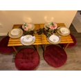 thumbnail image 4 of Floor Pillow Cushion Round Seat Cushion Outdoor Floor Pad Meditation Cushion for Yoga Living Room Sofa Balcony, 22x22 Inch, 4 of 9