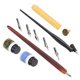 thumbnail image 3 of Wood Handle Students Calligraphy Pen Ink Writing Pen Nibs Calligraphy Tool Set for Beginners1#, 3 of 5