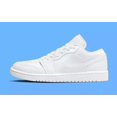 thumbnail image 2 of Nike Air Jordan 1 Low "White/White/White" Women's Shoes Size, 2 of 6