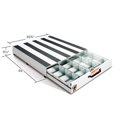 thumbnail image 3 of Weather Guard Bed Drawer 308-3 Pack Rat; Lateral Unit; 1 Drawer; 4 Compartments; Steel; White, 3 of 4