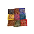 thumbnail image 3 of ETHINUMATIC Patchwork Silk Sari Scarves, Assorted Multicolor, 70-Piece, 3 of 6