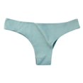 thumbnail image 1 of Puntoco Ropa interior breve para mujer, calzoncillos de ocio transpirables de tiro medio de color liso a la moda para mujer, 1 of 4