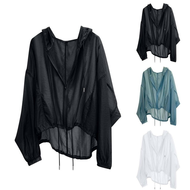 Imperméable pour Femme Manteau de Pluie Léger Coupe-Vent à Capuche pour l'Extérieur, Manteau de Pluie Léger pour Femme, Imperméable pour Femme, Manteau de Pluie Compact Coupe-Vent Manteaux de Pluie Imperméables avec Capuche