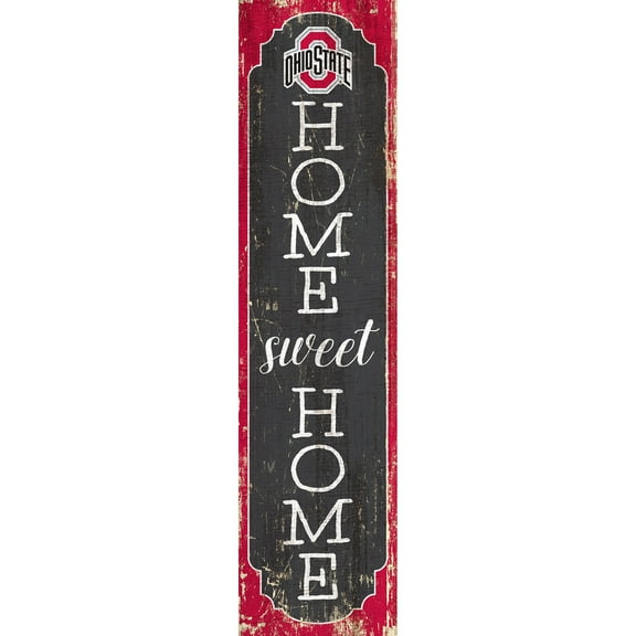 Ohio State Buckeyes 24" Home Sweet Home Leaner Sign