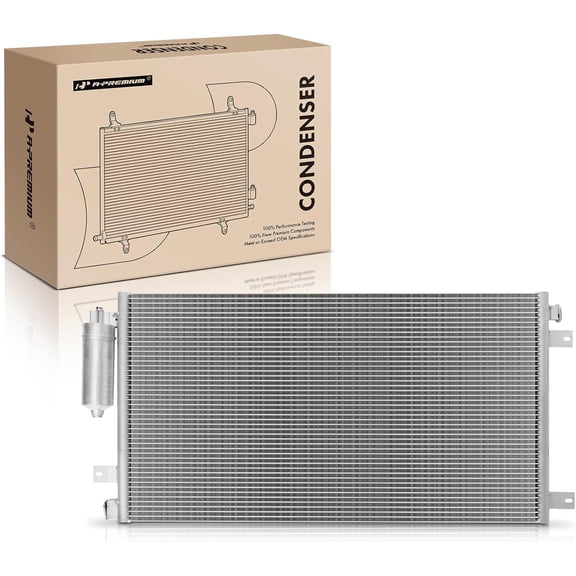 A-Premium Air Conditioning A/C Condenser Compatible with Chevrolet Spark 2013-2015 L4 1.2L, Replace# 4184, 95326121