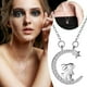 thumbnail image 2 of Personalidad de la moda de la luna lindo collar de conejo colgante para las mujeres regalos de joyería, 2 of 2