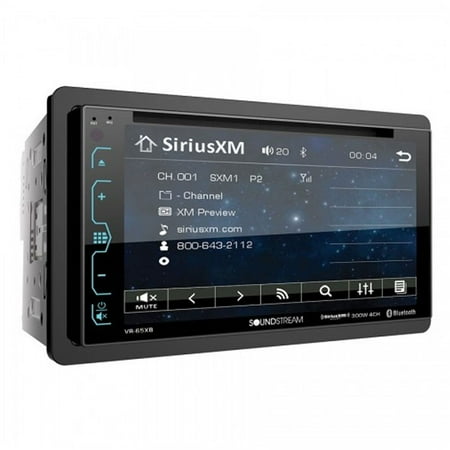 SoundStream 2 DIN DVD CD/MP3 AM/FM Receiver w/ Bluetooth & 6.2 Inch Touchscreen