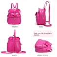 thumbnail image 5 of KL928 Mini mochila linda con lunares y lazo para niñas, mochilas pequeñas, bolso de hombro convertible, bolso para mujer, 5 of 5