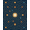 Dark Blue Navy, Pattern 11, variant on ODIKA 8'x10' Washable Area Rug Starry Planets Motif Planetary Stars Themed Large Nebula Galaxy Playful for Dining Room, Office, Lounge, Non-Slip Chair-Friendly Mat