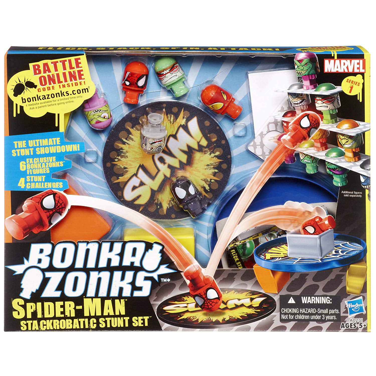 BONKAZONKS Marvel Universe #025 ELECTRO Spinner #25 Series 1 Spider-Man NEW MINT 