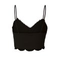 thumbnail image 4 of Made by Olivia Women's Crochet Laced Bralette Crop Cami Top, 4 of 7