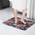 thumbnail image 4 of Pioneer Flower Floral Print Flannel Non Slip Door Rugs,Washable Door Mats Indoor,Decorative Door Mats,Dirt-Resistant and Absorbent Doormat for Entrance,Bedroom,Kitchen,Bathroom,23.5"x16", 4 of 5