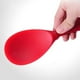 thumbnail image 4 of Cuchara de arroz de gel de sílice antiadherente, cuchara para sopa (roja), 4 of 6