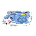thumbnail image 3 of Pistas de carreras XIANXIAN para niños, juego de rompecabezas de pista de autos, pista de autos de carrera, vehículo de juguete y tablero de rompecabezas, carrito eléctrico de montaje DIY, juguetes, 3 of 8
