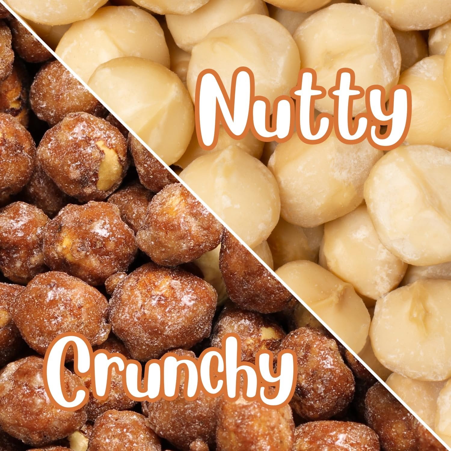 Gourmet Toffee Coated Macadamia by Its Delish, 12 Oz Bulk Bag, Sweet Crunchy Caramelized Nuts Snack