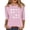 a-Pink, variant on Womens Love Heart T-Shirts Valentine's Wife Day Graphic Tees 3/4 Sleeve Crew Neck Csual Fashion Funny Tunic Tops