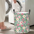 thumbnail image 4 of Lsque Rose Flowers pattern Laundry Hamper Basket, Tall Woven Rope Hamper Basket for Clothes, Lightweight Storage Basket, Collapsible Waterproof-Medium, 4 of 8