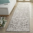 thumbnail image 2 of SAFAVIEH Ebony Ailin Medallion Runner Rug, Ivory/Dark Grey, 2'3" x 9', 2 of 7