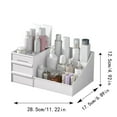 thumbnail image 2 of Makeup Organizer With Drawers Cosmetic Storage Vanity Holder For Lipstick Brushes Lotions Jewelry Countertop Display, 2 of 6