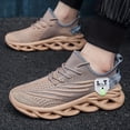 thumbnail image 3 of Perfert-Men'S Lightweight Fashion Plus Size Casual Sports Shoes | Stripe Pattern, Lace Closure, Fabric Upper, MD Sole, Round Toe, Suitable for Spring and Summer, 3 of 9