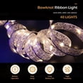 thumbnail image 3 of Lámpara 2 luces de hadas, cuerdas, cinta de Navidad, lazo, decoración navideña (luz cálida, 5 m) Tmvgtek Para estrenar, 3 of 6