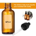 thumbnail image 5 of Garvee 48 Pack 1oz Amber Glass Eye Dropper Bottle with 3pcs Stainless Steel Funnels and Long Glass Dropper and Cleaning Brush - 30ml Leakproof Travel Bottles for Liquids Like Essential Oils, 5 of 7