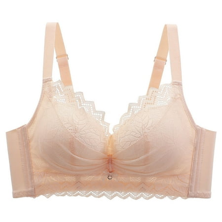 Women s Breathable Lace Thickening Bras  Seamless Support  Underwire  Wire-Free  Comfortable  for Daily Wear  Sports Bra  Nursing  Maternity  Seamless Seamless  Wire Bras for Women | Khaki M