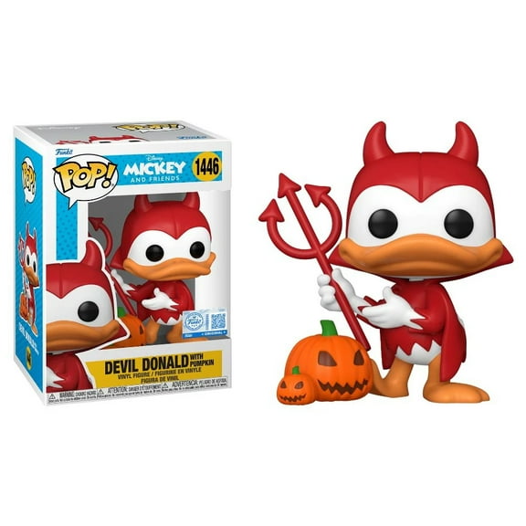 Funko POP! Disney: Mickey and Friends: Devil Donald with Pumpkin (Styles May Vary)