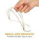 thumbnail image 3 of UPOUART 2Ud Base Para DIY De Metal Dorado Para Accesorios De En Eventos Y Fiestas, 3 of 8