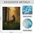 thumbnail image 3 of Diamond Art Kit for Adults, Fox In Sunlit Forest Meadow Diamond Painting for Adults Beginners, 5D DIY Diamond Art Painting Kits, Colorful Diamond Painting Craft for Home Decor 12x16, 3 of 7