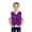 Purple, variant on FINALGANG Kids Boys Solid Color Sequin Vest With Button Closure V Neck Sleeveless Shiny Glitter Party Waistcoat For Special Occasions Purple 6-7 Years